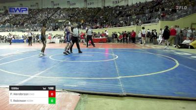 108 lbs Round Of 64 - Pierce Henderson, Enid Junior High vs Tyler Robinson, Norman JH