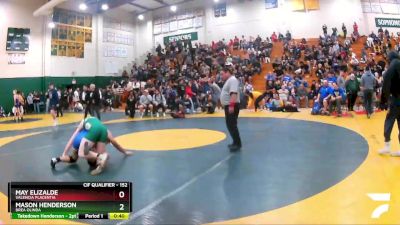 152 lbs Cons. Round 3 - Mason Henderson, Brea Olinda vs May Elizalde, Valencia Placentia