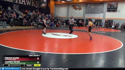 BN-5 lbs Cons. Round 1 - Trevor Dusek, Hammerin Hawks vs Camden Meyer, Mount Vernon Wrestling Club