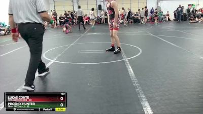 160 lbs Round 4 (8 Team) - Lukas Conte, Mat Assassins Red vs Phoenix Hunter, Team Gotcha - 2