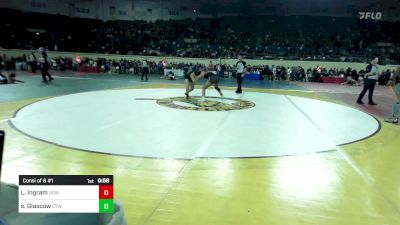 128 lbs Consi Of 8 #1 - Lei`Lani Ingram, Union Girls JH vs Shelby Glascow, Cleveland Tiger Wrestling