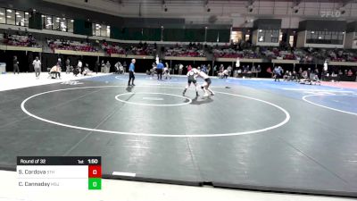 150 lbs Round Of 32 - Samuel Cordova, St. Thomas vs Cameron Cannaday, Mount Saint Joseph