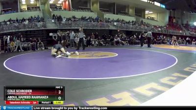 157 lbs Round 1 (6 Team) - Cole Schroder, Lincoln Southeast vs Abdul Hameed Rahmanzai, Gretna East