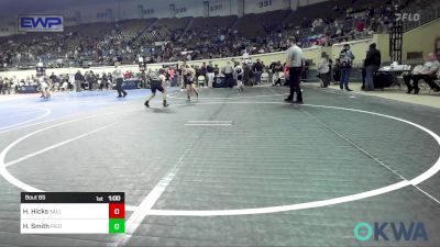 105 lbs Semifinal - Harbor Hicks, Sallisaw Takedown Club vs Holden Smith, Piedmont