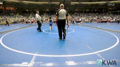 70 lbs Consi Of 4 - Fisher Hutchins, Salina Wrestling Club vs Lane Collett, Checotah Matcats