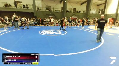 157 lbs Champ. Round 2 - Landon Porter, WA vs Isac Deonigi, WA