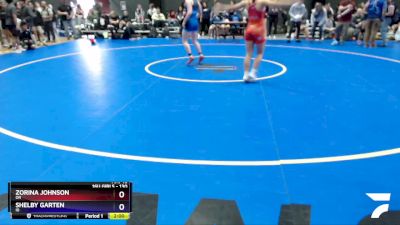 130 lbs Semifinal - Zorina Johnson, OR vs Shelby Garten, ID