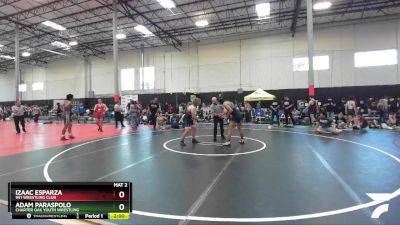 157 lbs Round 3 - Izaac Esparza, 951 Wrestling Club vs Adam Paraspolo, Charter Oak Youth Wrestling