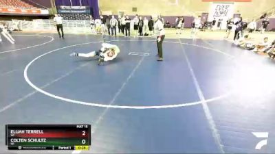 160 lbs Cons. Round 3 - Colten Schultz, WI vs Elijah Terrell, WI