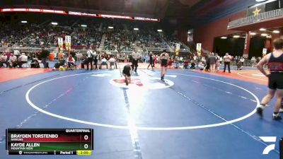 3A-132 lbs Quarterfinal - Brayden Torstenbo, Rawlins vs Kayde Allen, Mountain View