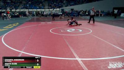 4A-120 lbs Cons. Round 2 - Zavarta Anderson, Tillamook vs Hadyn Burk, Mazama