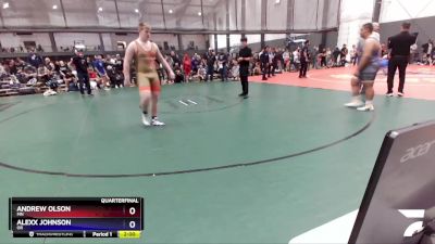 285 lbs Quarterfinal - Andrew Olson, MN vs Alexx Johnson, OR