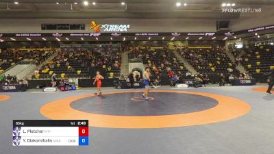 65 kg Quarterfinal - Luke Pletcher, PITT/TMWC vs Yianni Diakomihalis, SPAR/TMWC