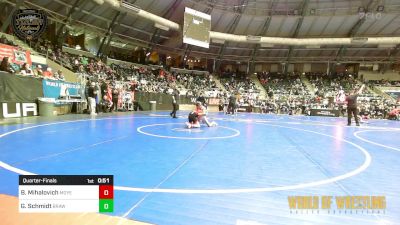 85 lbs Quarterfinal - Blayne Mihalovich, Moyer Elite vs Graham Schmidt, Brawlers Wrestling Club KS