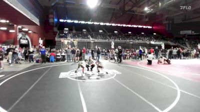 54 lbs Consi Of 8 #1 - Sadie Sweat, Kalispell WC vs Maxton Haar, Douglas Wrestling Club