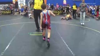 64 lbs Finals (8 Team) - BrocLee Butman, Untouchables Purple vs Kameron Miller, ARES Black