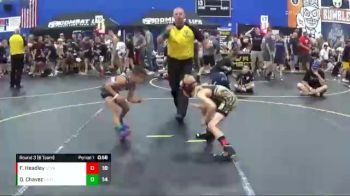 60 lbs Round 3 (6 Team) - Fletcher Headley, Steel Valley vs DAngelo `lil D` Chavez, Untouchables Purple