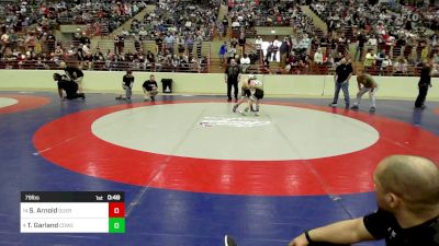 79 lbs Round Of 16 - Samuel Arnold, Guerrilla Wrestling Academy vs Thomas Gavin Garland, Coweta Cobras Wrestling Club