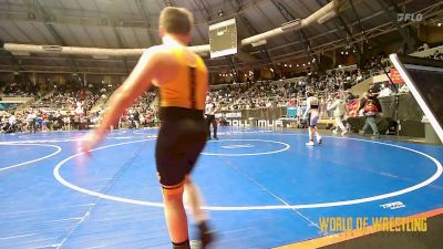 130 lbs Round Of 16 - Levi Bullerman Jr, Marshall Area Wrestling Association vs Braxton Hansen, LEWC