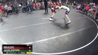 130 lbs Finals (8 Team) - Michael Alexander, Minnesota Gold vs Deklan Duff, Nebraska Black