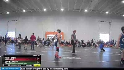 Round 2 - Noah Cape, Dixie Hornets vs Coy Barnett, Tomahawk Youth Wrestling Club