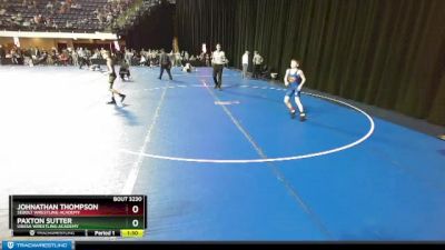 80 lbs Quarterfinal - Johnathan Thompson, Sebolt Wrestling Academy vs Paxton Sutter, Ubasa Wrestling Academy