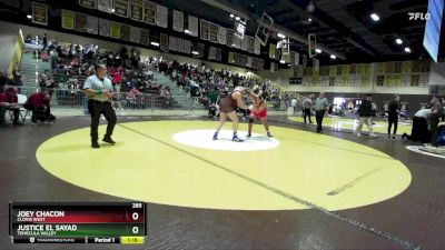 285 lbs Semifinal - Justice El Sayad, Temecula Valley vs Joey Chacon, Clovis West