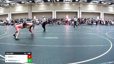 150 lbs Semifinal - Jordan Tobias, Chiawana Wr Acd vs Max DelBosque, Dark Horse WC