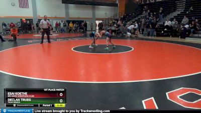 BN-3 lbs 1st Place Match - Declan Trueg, Team Bosco vs Esai Koethe, Big Game Wrestling Club