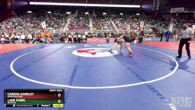 3A-175 lbs Quarterfinal - Carson Eardley, Mountain View vs Lane Rabel, Buffalo