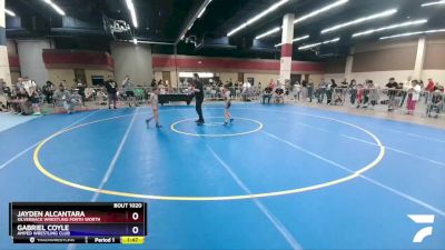 63 lbs Quarterfinal - Jayden Alcantara, Silverback Wrestling Forth Worth vs Gabriel Coyle, Amped Wrestling Club