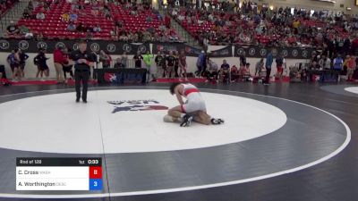 65 kg Rnd Of 128 - Cole Cross, Washington vs Andrew Worthington, Deschutes Mat Club