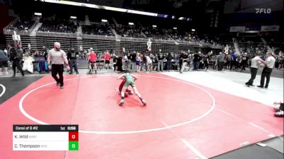 78 lbs Consi Of 8 #2 - Kyler Wild, North Dakota vs Collin Thompson, Riverton USAW