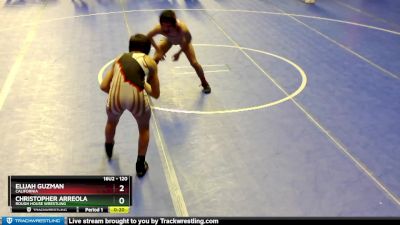 120 lbs Cons. Round 6 - Elijah Guzman, California vs Christopher Arreola, Rough House Wrestling