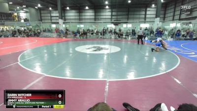 113 lbs Round 1 (4 Team) - Darin Witcher, FCA WRESTLING vs Jimmy Araujo, NORTH CAROLINA WRESTLING FACTORY - BLUE