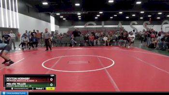129 lbs Round 1 (8 Team) - Melvin Miller, Dynasty Death Row (NJ) vs Peyton Hornsby, Roundtree Wrestling Academy