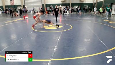 113 lbs Cons. Round 4 - Chaz Erickson, Cornerstone Wrestling vs Cruz Vallejos, Rocky Ford