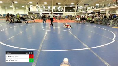 69 lbs Consi Of 16 #2 - Logan Bonfilio, Mayo Quanchi WC vs Wyatt Breton, Smitty's Wrestling Barn