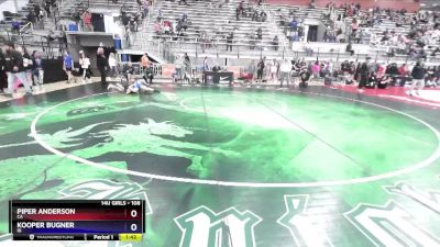 108 lbs Cons. Round 2 - Piper Anderson, CA vs Kooper Bugner, ID