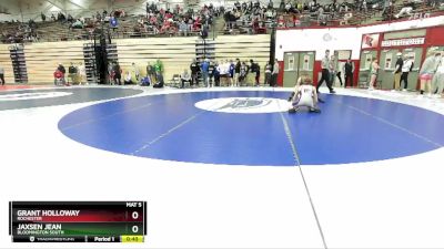 106 lbs Champ. Round 3 - Jaxsen Jean, Bloomington South vs Grant Holloway, Rochester