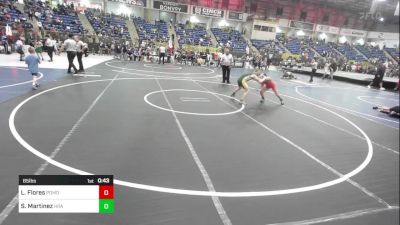 85 lbs Consi Of 4 - Leticia Flores, Pomona Elite vs Solomon Martinez, Hra