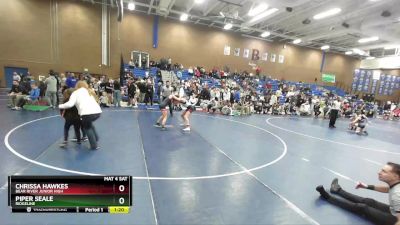 105 lbs 3rd Place Match - Chrissa Hawkes, Bear River Junior High vs Piper Seale, Ridgeline