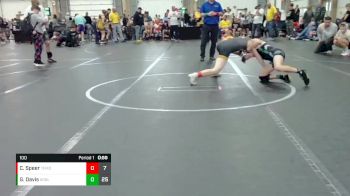 100 lbs Round 3 (8 Team) - Cole Speer, Team Missouri vs Grayson Davis, Aggression Legionaries