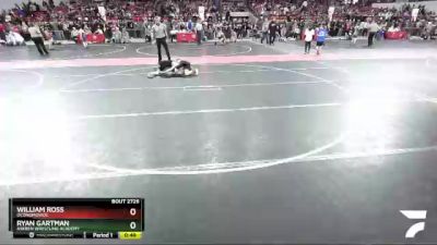 76 lbs Cons. Round 4 - William Ross, Oconomowoc vs Ryan Gartman, Askren Wrestling Academy