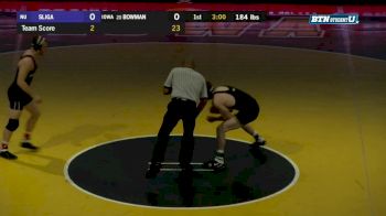 184 lbs m, Mitch Sliga, Northwestern vs Mitch Bowman, Iowa