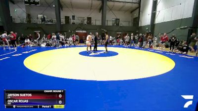 138 lbs Champ. Round 1 - Jayson Suetos, CA vs Oscar Rojas, WA