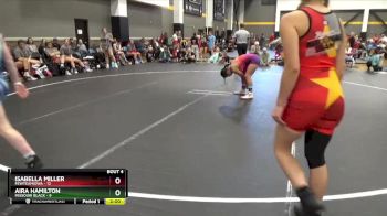 124 lbs Round 2 (6 Team) - Isabella Miller, FEWTeamIowa vs Aira Hamilton, Missouri Black