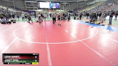 126 lbs Champ. Round 1 - Jarrett Engel, Delaware County Wrestling Club vs Logan Vannest, Bear Cave Wrestling Club