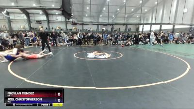 150 lbs Cons. Round 3 - Froylan Mendez, OR vs Joel Christopherson, WA