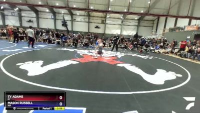 132 lbs Cons. Round 4 - Ty Adams, ID vs Mason Russell, WA